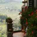 A Panzano side yard