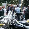 Harleys at the wine fest
