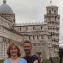 Both of us in Pisa