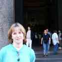 Vali outside the Panthenon