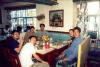 The crew at Tashi's for dinner.