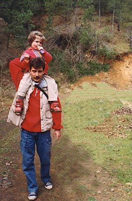 Kızımla bir yürüyüş sırasında