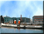 The Oldest Paddle Steamer On the River Clyde, The Waverly, Glasgow, Scotland