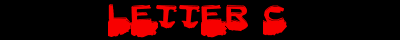 Letter C