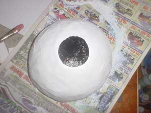 The Pupil is painted