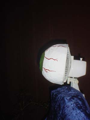 eyeball animatronic side profile so you can see fan