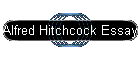 Alfred Hitchcock Essay