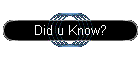 Did u Know?