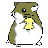 A protective hamster!