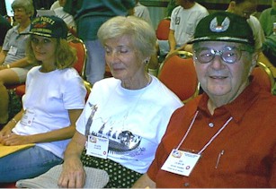 Laurie, Elaine and Ed Ulrich Sr. from Sharon, Pennsylvania.
