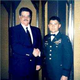 Don Thompson from Littleton, Colorado with his son in 1998.