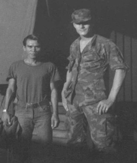 Jim Enockson and houseboy at NKP 1974