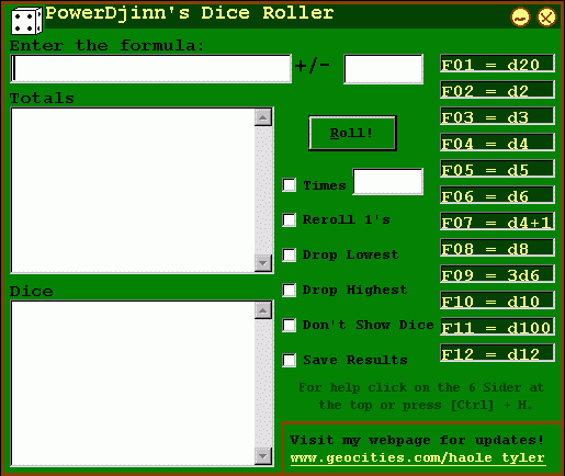Download PowerDjinn's Dice Roller v1.5!!!