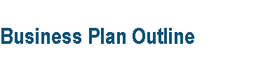 Business Plan Outline