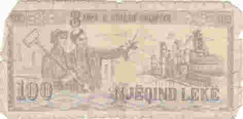 100 lekë note
