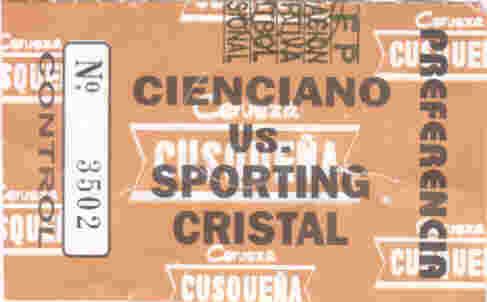 Cienciano v Sporting Cristal