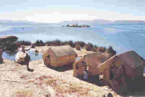 Reed Island on Lake Titicaca