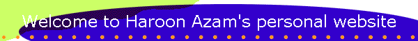 Welcome to Haroon Azam's personal website
