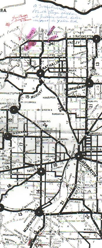 map of Land of Furze family near Goulburn and Yeilma