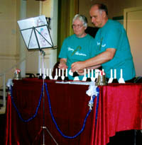 Uniting Church Murwillumbah Concert December 2006. Photo by V. Dennett, 'Precision' bells travel set.