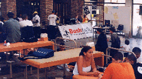 Students kickin' it in the student centre 1