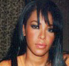 cheveux raides + frange + maquill�e