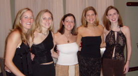 from left to right-Courtney, Heather, Cory, Patty, Kari
