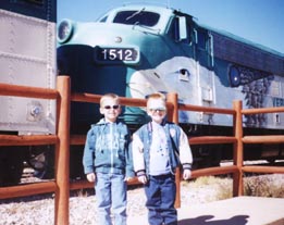 Me and my buddy Steven went on the Verde Train ride Oct 2000