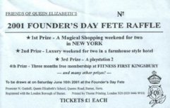 Those infamous raffle tickets...