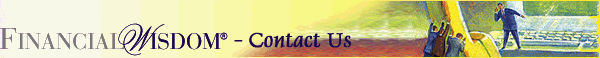 Financial Wisdom: Contact Us Header