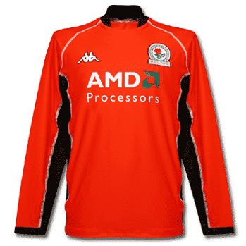 02-03 Blackburn Rovers Away L/S Shirt