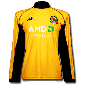 02-03 Blackburn Rovers Away GK shirt
