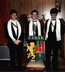 plechtige inwijding van het DK-schild