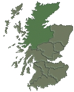 Map of the Scottish Highlands