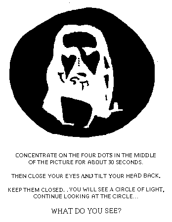 Follow directions... what do you see afterwards?