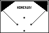 View of the field after a Home Run