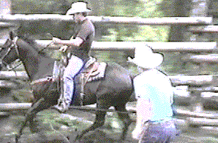 Ron & Clay working Lucky