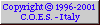 Copyright  1996-2001 C.O.E.S. - Italy
