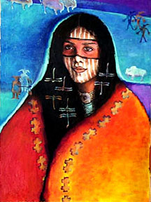 graphic: Cherokee Dreams by Sheila Sheppard, Click for Melungeon website