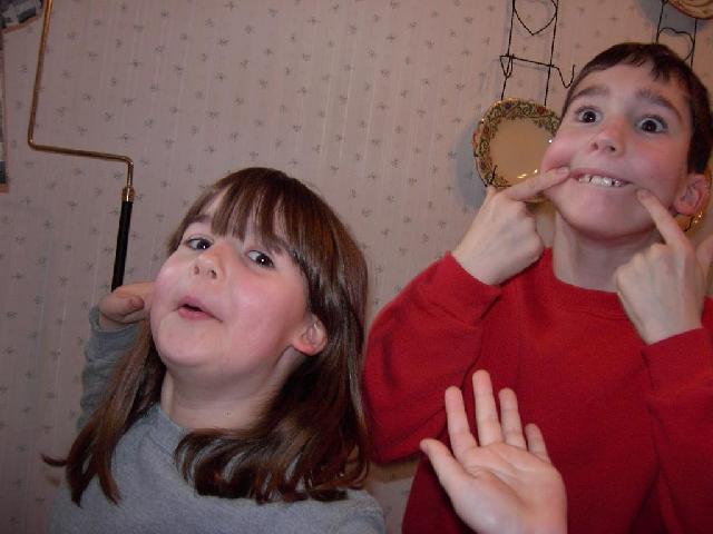 Kurtis and Laura Goofy
