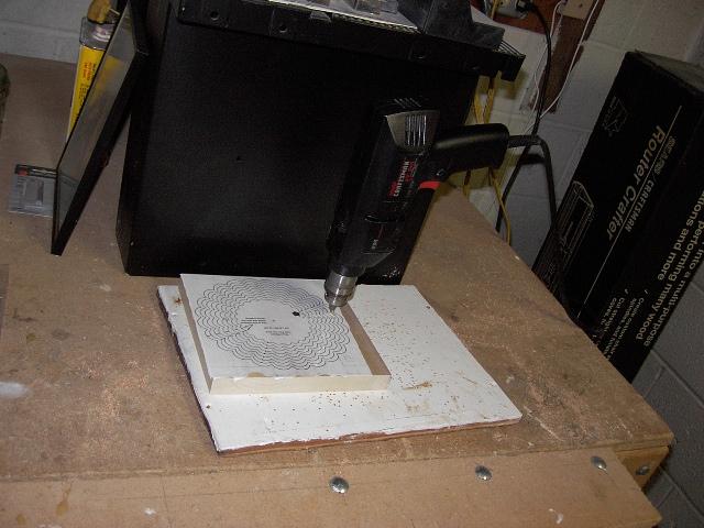 drill holes