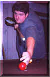 Cory thinks he's good at pool