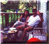 Shannon & Milt at the lake house