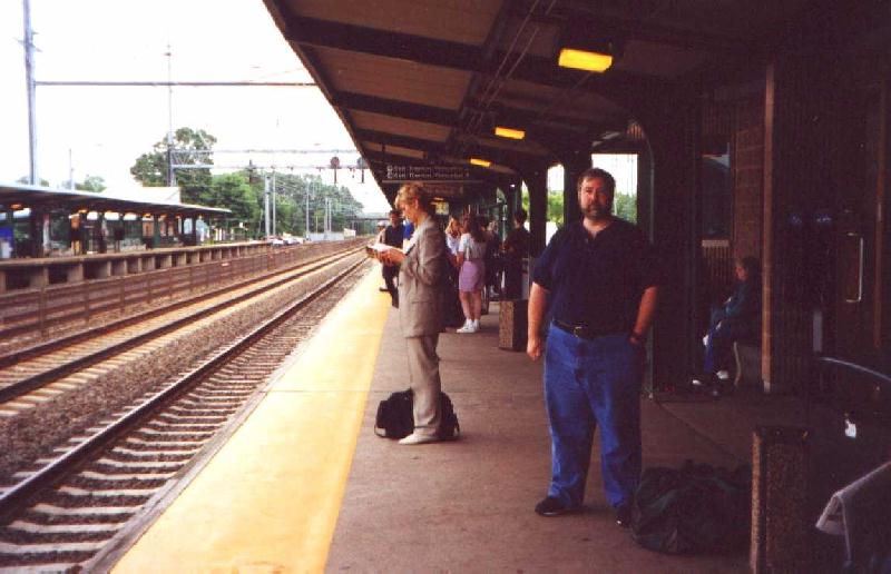 Waiting for the train to NYC
