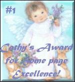 Cathy's Award for Home Page Excellence
