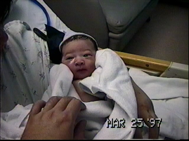 1st picture with Mom