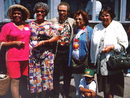 Some of the cousins on the Observation Deck at the Empire State Building