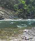 The Little River at the junction of Laurel Creek Rd. and Little River Rd.