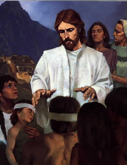Jesus Healing the Nephites