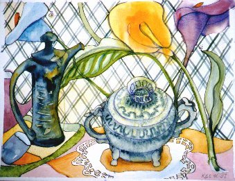 photo of the artwork: 'Lattice Still Life' by Kee